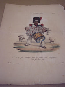 Je n’ai pu atraper que ça pour ma compagnie…… ma foi tant pis ! - Lithographie originale en couleur sur Velin blanc.
