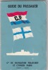 Guide du Passager Cie de Navigation Fraissinet et Cyprien Fabre 1962-1963. Cie de Navigation Fraissinet et Cyprien Fabre