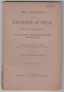 The limitations of the expansion of steam: forming the sixteenth chapter of The relative proportions of the steam-engine.From 3d ed., rev. and enl.