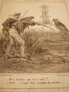 EN ROUTE VERS PEKIN (2) -Lithographie