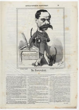 Nouveau panthéon charivarique / Th. Barrière - Lithographie. André Gill