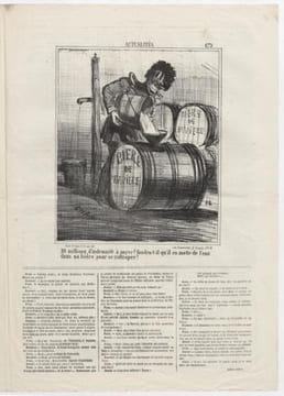 Actualités - 30 millions d'indemnité à payer ! faudra-t-il qu'il en mette de l'eau dans sa bière pour se rattraper ! . Cham (Amédée Charles de Noé, ...