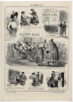 LE JOUR DE L'AN - Lithographie. Cham (Amédée Charles de Noé, dit)