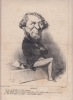 LARABIT. Les représentants représentés.-Portrait-charge  lithographie originale. Daumier, Honoré Les représentants représentés