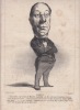 LABOULIE -  Les représentants représentés.-Portrait-charge  lithographie originale. Daumier, Honoré Les représentants représentés