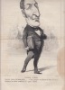 Theobald LACROSSE -  Les représentants représentés.-Portrait-charge-  lithographie originale. Daumier, Honoré Les représentants représentés