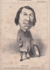 MONTALEMBERT -  Les représentants représentés.-Portrait-charge-  lithographie originale. Daumier, Honoré Les représentants représentés