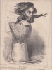 FELIX PYAT-  Les représentants représentés.-Portrait-charge-  lithographie originale. Daumier, Honoré Les représentants représentés
