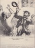 Actualités n°239 : Une soirée d'allégresse à Clichy. - Vive la liberté ! - lithographie originale . Daumier, Honoré
