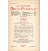 LA NOUVELLE REVUE FRANÇAISE Juin 1937. LA NOUVELLE REVUE FRANÇAISE