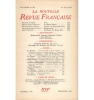 LA NOUVELLE REVUE FRANÇAISE Juin 1937. LA NOUVELLE REVUE FRANÇAISE