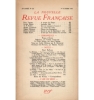 LA NOUVELLE REVUE FRANÇAISE Octobre 1935. LA NOUVELLE REVUE FRANÇAISE