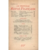 LA NOUVELLE REVUE FRANÇAISE Mars 1938. LA NOUVELLE REVUE FRANÇAISE