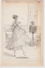 Walking dress in Nov.1807, N°22 from La Belle Assemblee Fashions for 1807 from La Belle Assemblee. La Belle Assemblée or, Bell's Court and Fashionable ...