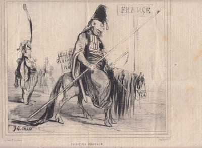 Prédiction Proudhon - Croquades politiques (Titre de l'ensemble) - Lithographie