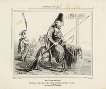 Prédiction Proudhon - Croquades politiques (Titre de l'ensemble) - Lithographie