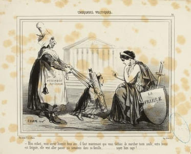 - Mon enfant, vous aurez bientôt deux ans.....- Lithographie