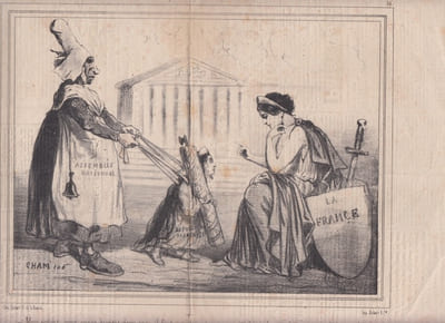 - Mon enfant, vous aurez bientôt deux ans.....- Lithographie