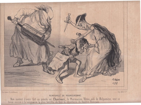 Renouvelé de Pourceaugnac.Actualités.51. - Lithographie. Cham (Amédée Charles de Noé, dit)