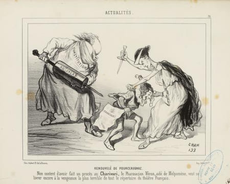Renouvelé de Pourceaugnac.Actualités.51. - Lithographie. Cham (Amédée Charles de Noé, dit)