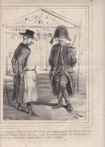 La République à l'honneur de vous faire part de la perte douloureuse qu'elle vient de faire de sa fille aînée [...]Actualités.196.- Lithographie