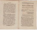 PROSPECTUS La Rocambole des journaux, ou, Histoire capucino-comique de la Revolution.. Dom Régius Anti-Jacobinus - David Sabalut.