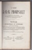 L'ABBE J.-H.-R. PROMPSAULT, NOTICE BIOGRAPHIQUE ET LITTERAIRE. Chapelain de la Maison Impériale des Quinze-Vingts Aveugles de Paris, de 1829 à 1855, ...