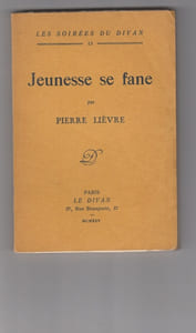 Jeunesse se fane.
