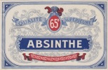etiquette de ABSINTHE 65° ,qualité supérieure. 