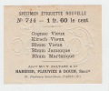 etiquette de COCNAC Vieux Etiquette-chromo originale fin XIXe gauffrée. 
