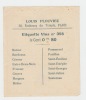 ancienne étiquette vin St EMILION Bordeaux -  Etiquette noire aux armes - litho originale fin XIXe,. 