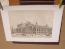 LE NOUVEL OPERA (DE PARIS) - lithographie sur fond teinté,Paris et ses ruines en mai 1871. Felix  Benoist- Adam- Sabatier, Philippe Benoist,