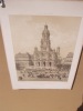 NOUVELLE EGLISE DE LA TRINITE - lithographie sur fond teinté,Paris et ses ruines en mai 1871. Felix  Benoist- Adam- Sabatier, Philippe Benoist,