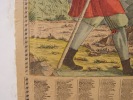 Le Juif-Errant image d'Epinal, Vosges, Gravure sur bois coloriée à la planche. PINOT, Charles François, Epinal (Vosges), 1817 - 1879