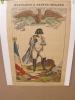 NAPOLEON A SAINTE HELENE - image d'Epinal, Vosges, Gravure sur bois coloriée à la planche. PINOT, Charles François, Epinal (Vosges), 1817 - 1879
