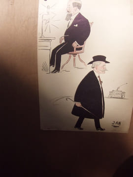SILHOUETTES PAR JAN (Marseille) - lettre-préface de Sem (manque)- 20 planches de caricatures en lithographies coloriées. JAN