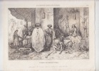 Corps de garde turc - Eau-forte. DECAMPS Alexandre-Gabriel (Paris 1803 - Fontainebleau 1860)