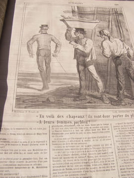 Le Charivari. Journal Publiant Chaque Jour un Nouveau Dessin - Premier semestre 1867,du 1er janvier au 30 juin 1867,176 Numéros - complet . Honoré ...