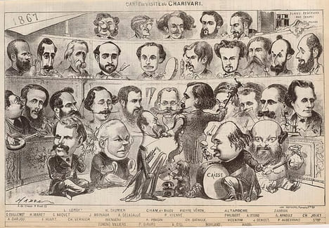 Le Charivari. Journal Publiant Chaque Jour un Nouveau Dessin - Premier semestre 1867,du 1er janvier au 30 juin 1867,176 Numéros - complet . Honoré ...