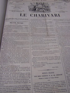 Le Charivari. Journal Publiant Chaque Jour un Nouveau Dessin - Premier semestre 1867,du 1er janvier au 30 juin 1867,176 Numéros - complet