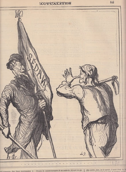 ........................ ACTUALITES 646- Lithographie originale,. DAUMIER HONOR&Eacute; -
