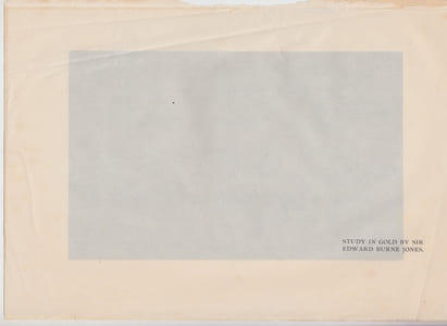 Study in Gold Chromo Lithograph Print 1899 The Studio