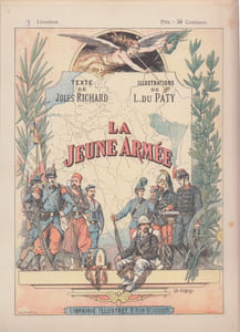 LA JEUNE ARMEE -illustrations de L.du PATY -couvertures illustrées seules
