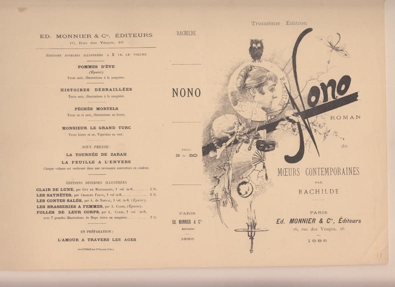 NONO - couvertures illustr&eacute;es seules . RACHILDE