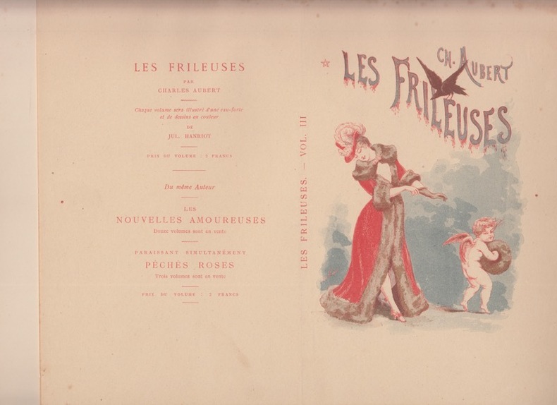 LES FRILEUSES vol.III - couvertures en couleur  illustrées HENRIOT seules . AUBERT Charles