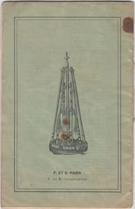 Règle du jeu de croquet. E.F. F. et D. Paris.Règle du jeu de croquet admise par la Société Française du Jeu de Croquet.