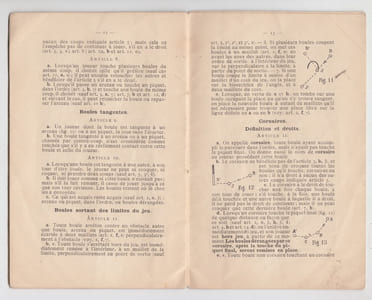 Règle du jeu de croquet. E.F. F. et D. Paris.Règle du jeu de croquet admise par la Société Française du Jeu de Croquet.