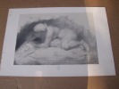 Orphée.lithographie originale I. F. F. 3.. Camille Lefèvre.