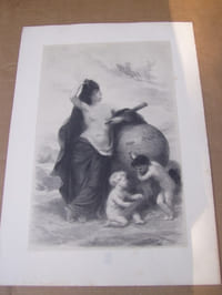 Uranie.lithographie originale