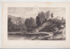 LE HERON eau-forte par LOUIS MARVY -1840-1850 - vernis mou et eau-forte. DECAMPS (1803-1860)